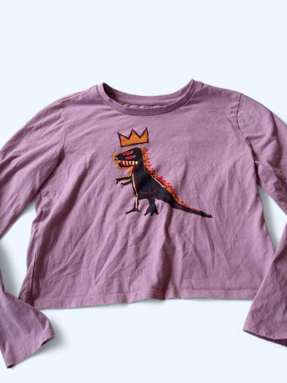 Gap x Basquiat Pez Dispenser Dinosaur Long Sleeve Tee S